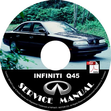 Infinity Q45 G50 1995 Complete Factory Service Repair Workshop Manual