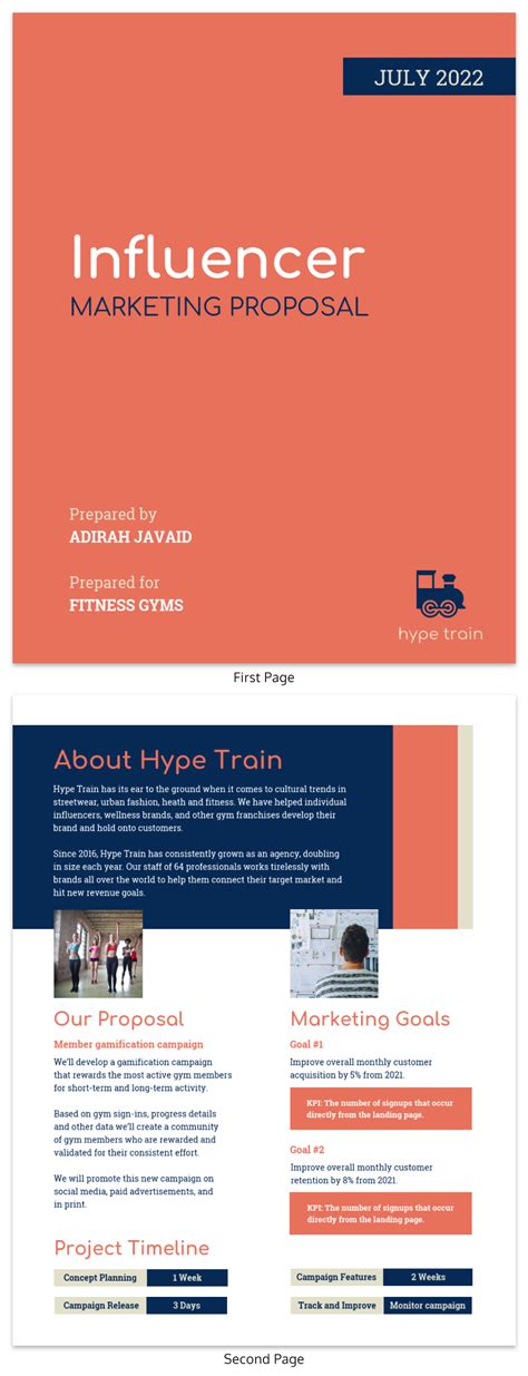 Influencer Marketing Proposal Template