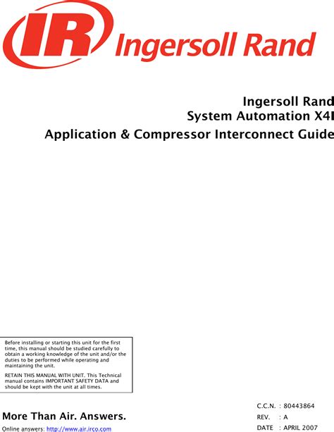 Ingersoll Rand Supplier Quality Manual