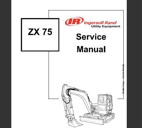 Ingersoll Rand Zx75 Excavator Service Repair Manual Download