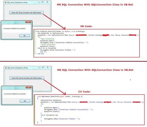 Initial Catalog In Connection String In Vb.net