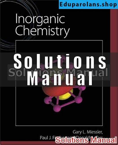 Inorganic Chemistry 5th Edition Solution Manual Miessler