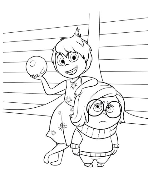 Inside Out 2 Coloring Pages Printable