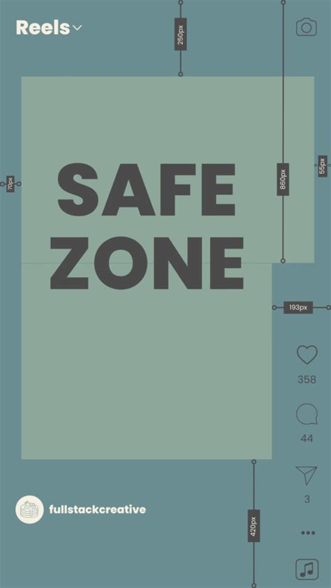 Instagram Reels Safe Zone Template
