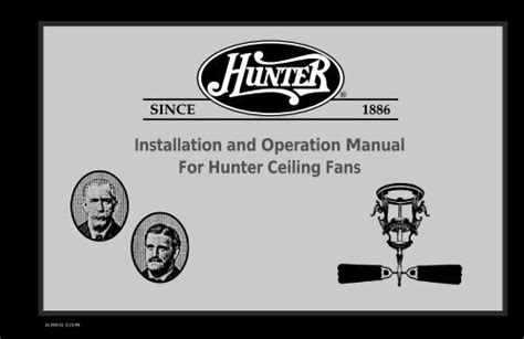 Installation And Operation Manual For Hunter