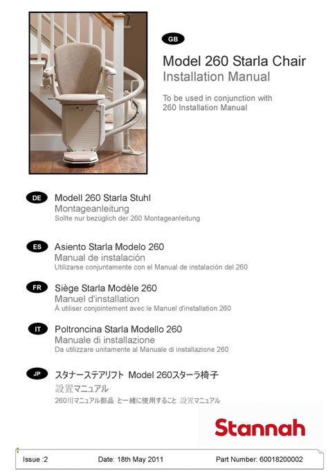 Installation Manual For Stannah 300