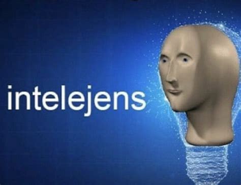 Intelligence Meme Template
