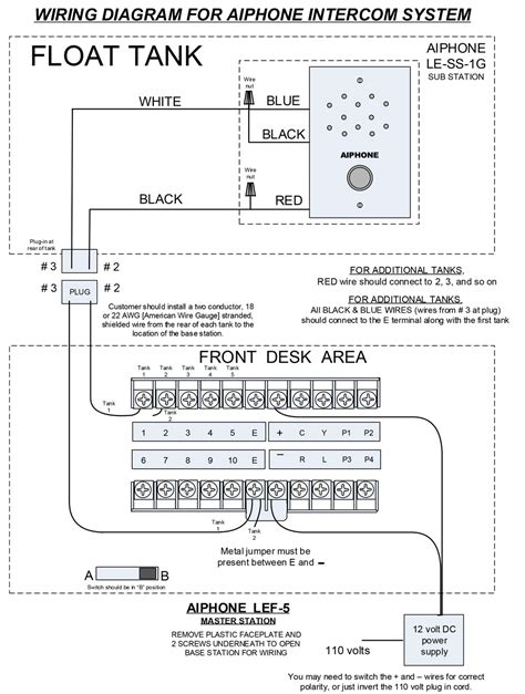 Intercom Speaker Wiring Diagrams