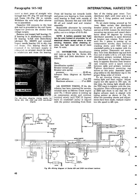 International 424 Wiring Diagram