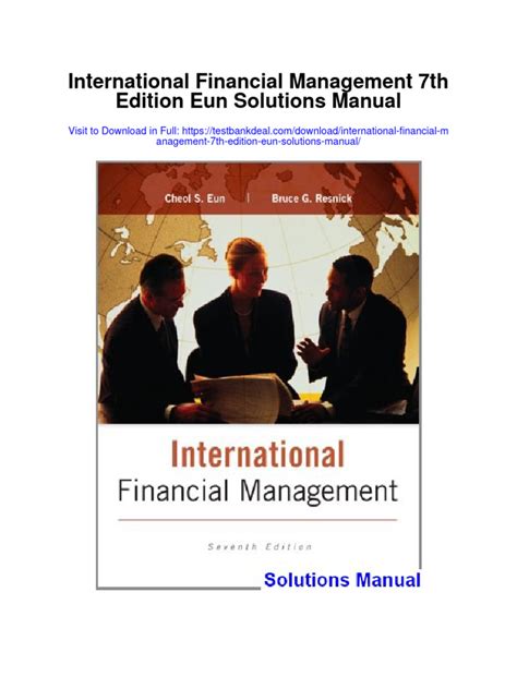 International Financial Management Solutions Manual Eun