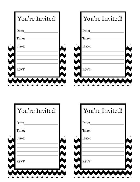 Invitations Free Printable