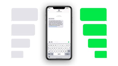 Iphone Text Message Template