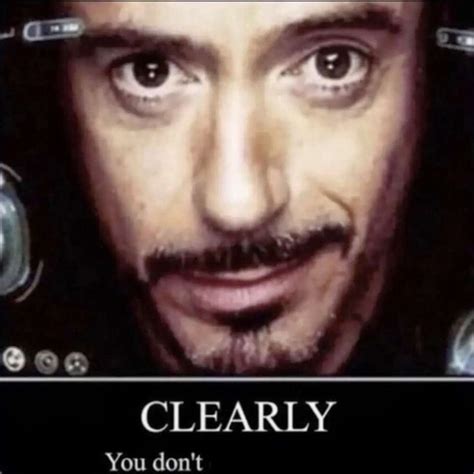 Iron Man Clearly Meme Template