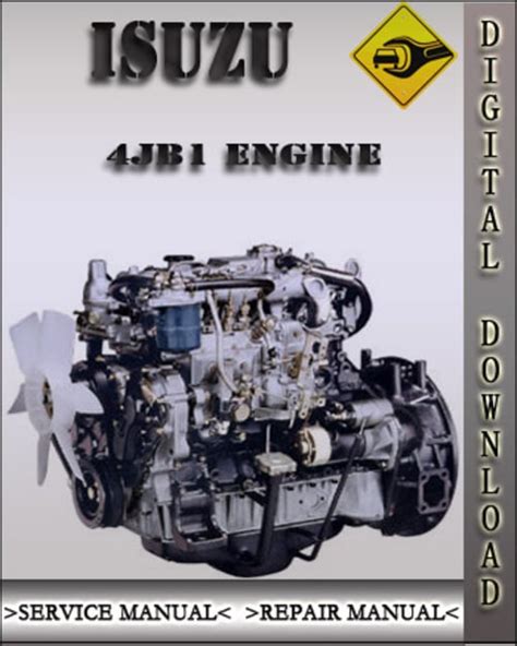 Isuzu 4jb1 4ja1 4jb1t 4jb1tc Engine Factory Service Repair Manual