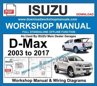 Isuzu D Max P190 2007 2010 Workshop Service Manual Pdf