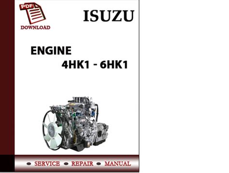 Isuzu Engine 4hk1 6hk1 Service Repair Manual Download