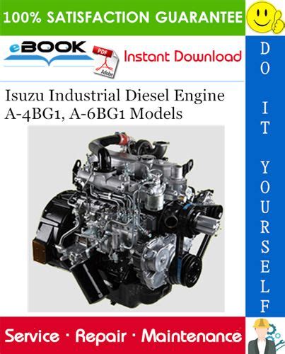 Isuzu Industrial Diesel Engine A 4bg1 A 6bg1 Models Service Repair Manual Download