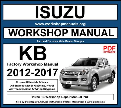 Isuzu Kb Series Service Repair Manual Download