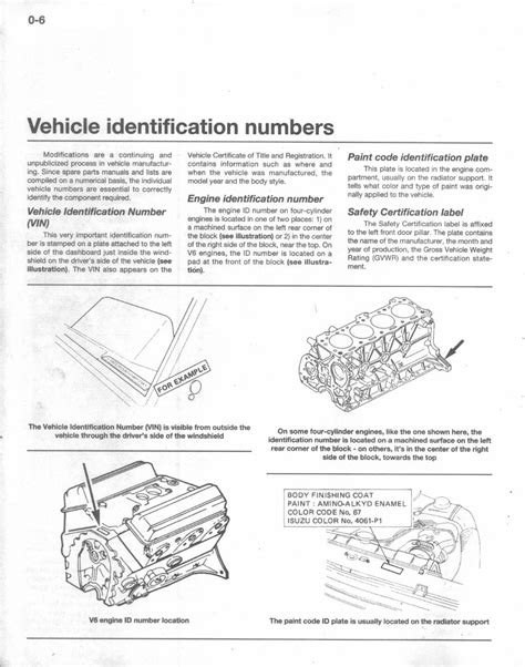 Isuzu Pick Ups 1989 Repair Service Manual