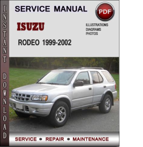 Isuzu Rodeo 1999 2002 Factory Service Repair Manual Pdf