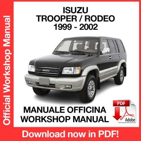 Isuzu Trooper Ux 1999 Workshop Service Repair Manual