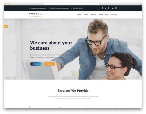 It Consultant Website Template
