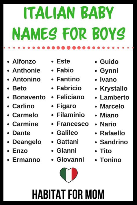 Italienska Namn Kille: Il Nome Perfetto per Tuo Figlio