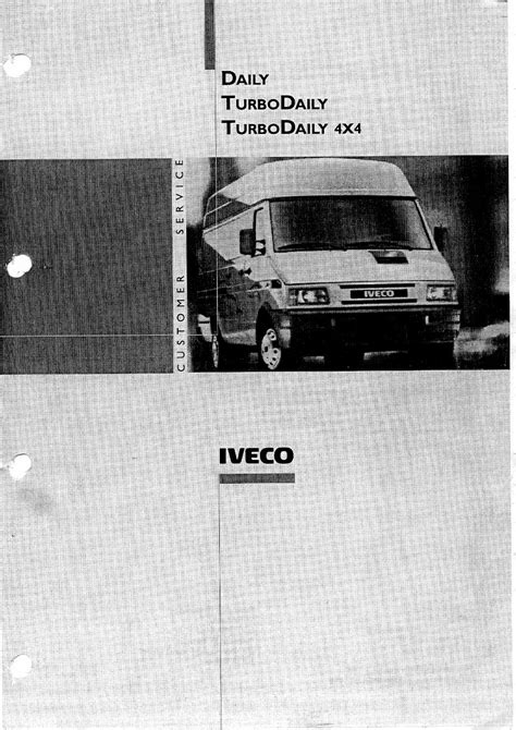 Iveco Daily Turbodaily 4x4 Service Repair Manual 1988 1997