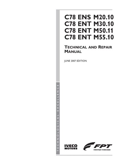 Iveco Motors C78 Ens M20 10 Ent M30 10 M50 11 M55 10 Engine Service Repair Workshop Manual Download