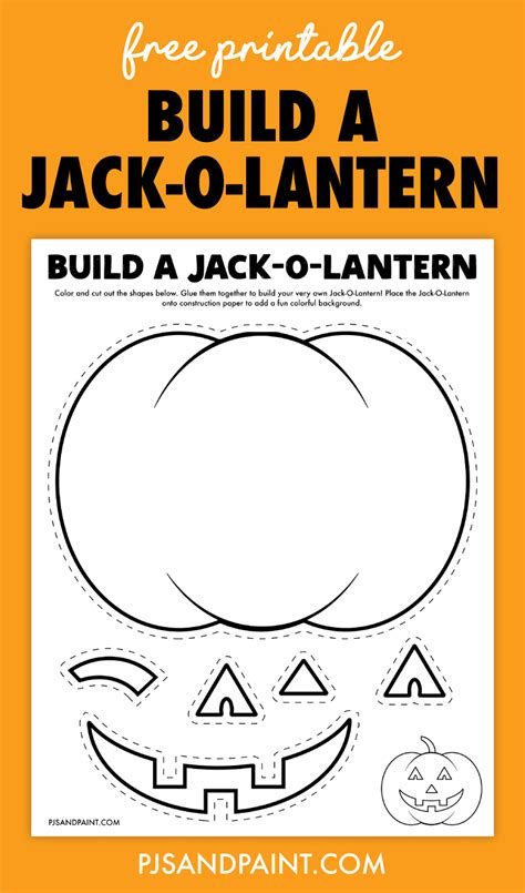 Jack O Lantern Printable Template