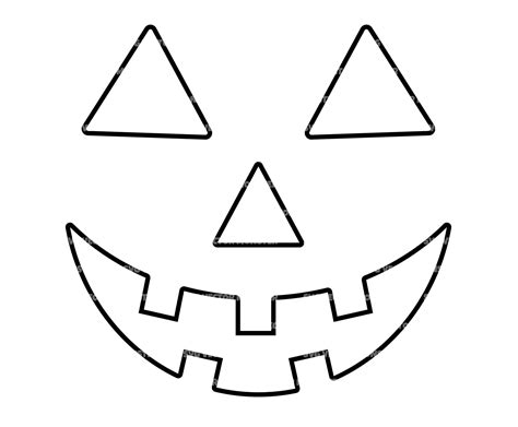 Jack O Lantern Templates Face