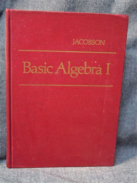 Jacobson Basic Algebra Solution Manual