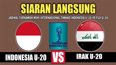 Jadwal Timnas Indonesia vs Irak: Informasi Penting dan Motivasi