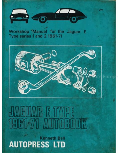 Jaguar E Type Series I Ii Service Repair Workshop Manual 1961 1970