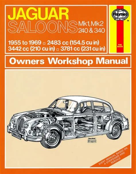 Jaguar Mk 1 Mk 2 240 340 1955 1969 Service Repair Manual Pdf