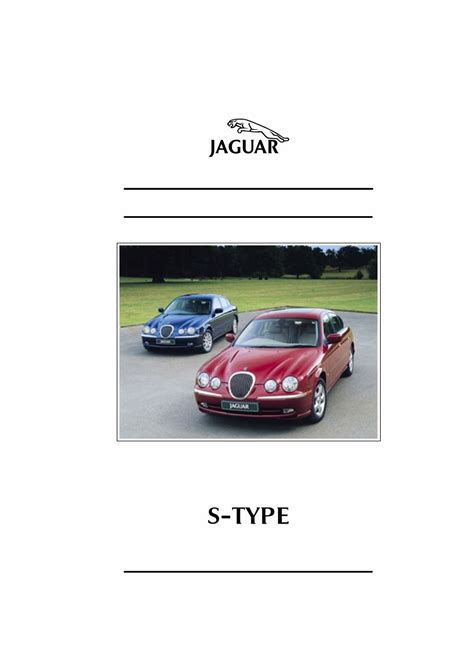 Jaguar S Type 2000 Repair Service Manual Torrent