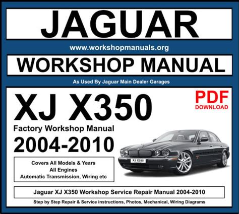 Jaguar Xj 2003 2010 Service Repair Workshop Manual