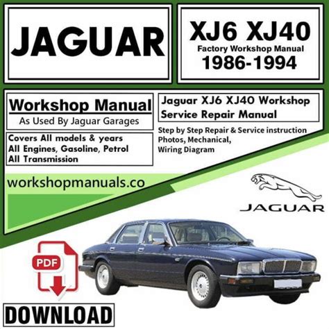 Jaguar Xj40 Service Manual Repair Manual