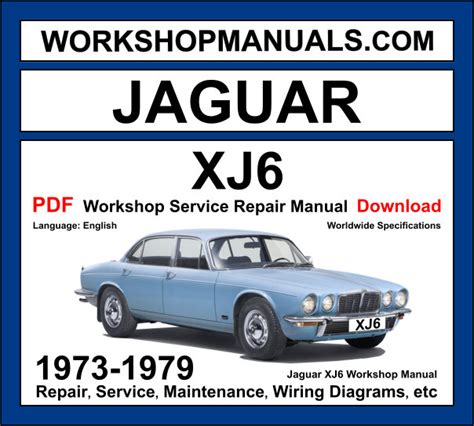 Jaguar Xj6 Workshop Service Repair Manual Download