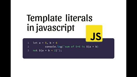 Javascript Template String