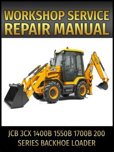 Jbc 1400b Backhoe Loader Workshop Service Repair Manual Download