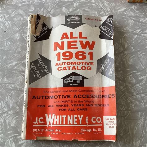 Jc Whitney Catalog Auto Parts