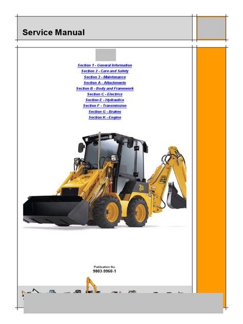 Jcb 1cx 208s Backhoe Loader Repair Service Work Shop Pdf Manual Instant Download