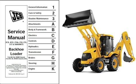 Jcb 3cx 4cx 214 215 217 Backhoe Loader Service Manual 1