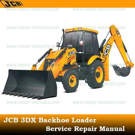 Jcb 3dx Backhoe Loader Service Repair Workshop Manual Instant Download