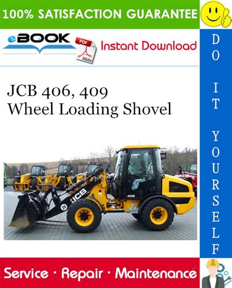 Jcb 406 409 Wheel Loading Shovel Service Repair Manual Download