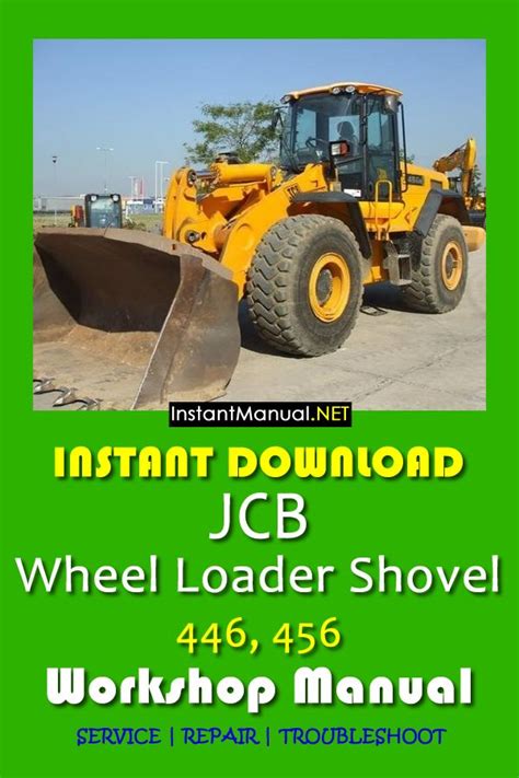 Jcb 446 456 Wheeled Loader Service Repair Manual Instant Download