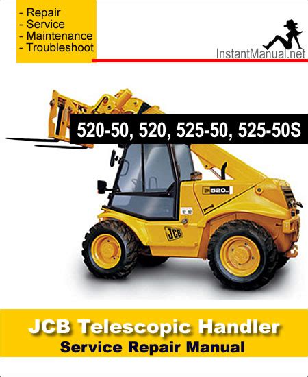 Jcb 520 50 520 525 50 525 50s Telescopic Handler Service Repair Workshop Manual Instant Download