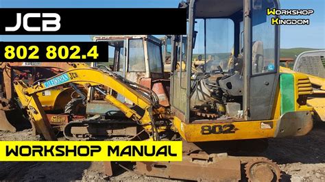 Jcb 802 802 4 802 Super Tracked Excavator Service Manual