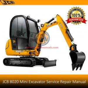 Jcb 8020 Mini Excavator Service Repair Workshop Manual Instant Download